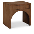  Color_Walnut -- August Walnut Oak Veneer Nightstand IMAGE 1