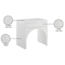  Color_White -- August White Oak Veneer Nightstand IMAGE 11