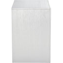  Color_White -- August White Oak Veneer Nightstand IMAGE 4