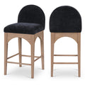  Color_Black/ Natural -- Meridian Waldorf Counter Height Stool IMAGE 1