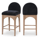  Color_Black/ Natural -- Meridian Waldorf Counter Height Stool IMAGE 1