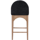  Color_Black/ Natural -- Meridian Waldorf Counter Height Stool IMAGE 2