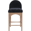  Color_Black/ Natural -- Meridian Waldorf Counter Height Stool IMAGE 4