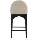  Color_Beige/ Black -- Meridian Waldorf Counter Height Stool IMAGE 2