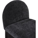  Color_Black -- Waldorf Black Chenille Fabric Upholstered Counter Stool IMAGE 7