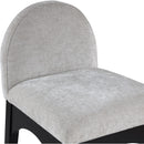  Color_Black/ Grey -- Waldorf Grey Chenille Fabric Upholstered Counter Stool IMAGE 7