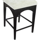  Color_Black/ Green -- Waldorf Mint Chenille Fabric Upholstered Counter Stool IMAGE 6