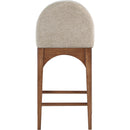 Color_Beige/ Walnut -- Meridian Waldorf Counter Height Stool IMAGE 2