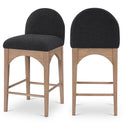 Color_Black/ Natural -- Meridian Waldorf Counter Height Stool IMAGE 1