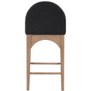  Color_Black/ Natural -- Meridian Waldorf Counter Height Stool IMAGE 2