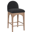  Color_Black/ Natural -- Meridian Waldorf Counter Height Stool IMAGE 3