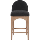  Color_Black/ Natural -- Meridian Waldorf Counter Height Stool IMAGE 4