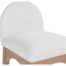  Color_Cream/ Natural -- Waldorf Cream Boucle Fabric Upholstered Counter Stool IMAGE 7