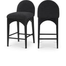  Color_Black -- Meridian Waldorf Counter Height Stool IMAGE 1