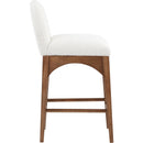  Color_Cream/ walnut -- Meridian Waldorf Counter Height Stool IMAGE 5