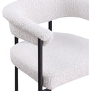  Color_Black/ Cream -- Malin Cream Boucle Fabric Upholstered Counter Stool IMAGE 7