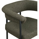  Color_Black/ Olive -- Malin Olive Boucle Fabric Upholstered Counter Stool IMAGE 7