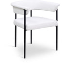  Color_Black/ Cream -- Meridian Malin Arm Chair IMAGE 1
