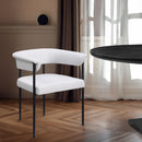  Color_Black/ Cream -- Meridian Malin Arm Chair IMAGE 2