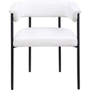  Color_Black/ Cream -- Meridian Malin Arm Chair IMAGE 3