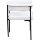  Color_Black/ Cream -- Meridian Malin Arm Chair IMAGE 4