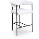  Color_Black/ Cream -- Meridian Malin Counter Height Stool IMAGE 1