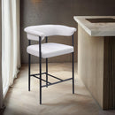  Color_Black/ Cream -- Meridian Malin Counter Height Stool IMAGE 2