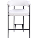  Color_Black/ Cream -- Meridian Malin Counter Height Stool IMAGE 3