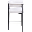  Color_Black/ Cream -- Meridian Malin Counter Height Stool IMAGE 4