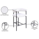 Color_Black/ Cream -- Meridian Malin Counter Height Stool IMAGE 9