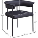  Color_Black -- Meridian Malin Arm Chair IMAGE 8