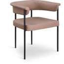 Meridian Malin Tan Vegan Leather Dining Chair IMAGE 1