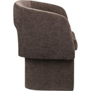  Color_Brown -- Emmet Brown Chenille Fabric Upholstered Dining / Accent Chair IMAGE 6