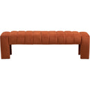 Meridian Andaz Cognac Bench IMAGE 3