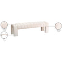 Meridian Andaz Cream Bench IMAGE 8