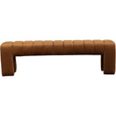  Color_Saddle -- Andaz Saddle Velvet Upholstered Bench IMAGE 3