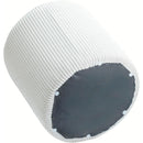  Color_Cream -- Roy Cream Microsuede Fabric Upholstered Stool IMAGE 5