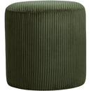  Color_Green -- Roy Green Microsuede Fabric Upholstered Stool IMAGE 4