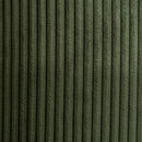 Meridian Roy Green Microsuede Fabric Ottoman/Stool IMAGE 6