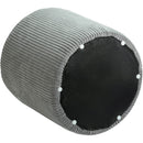  Color_Grey -- Roy Grey Microsuede Fabric Upholstered Stool IMAGE 5