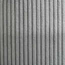  Color_Grey -- Roy Grey Microsuede Fabric Upholstered Stool IMAGE 6