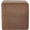  Color_Brown -- Roy Brown Microsuede Fabric Upholstered Stool IMAGE 5