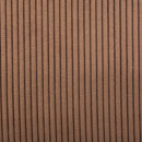 Meridian Roy Brown Microsuede Fabric Ottoman/Stool IMAGE 6