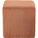  Color_Cognac -- Roy Cognac Microsuede Fabric Upholstered Stool IMAGE 4