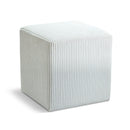  Color_Cream -- Roy Cream Microsuede Fabric Upholstered Stool IMAGE 1