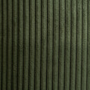 Meridian Roy Green Microsuede Fabric Ottoman/Stool IMAGE 6