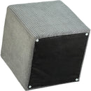  Color_Grey -- Roy Grey Microsuede Fabric Upholstered Stool IMAGE 7