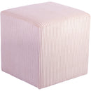  Color_Pink -- Roy Pink Microsuede Fabric Upholstered Stool IMAGE 3