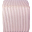  Color_Pink -- Roy Pink Microsuede Fabric Upholstered Stool IMAGE 4