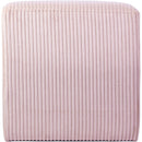 Meridian Roy Pink Microsuede Fabric Ottoman/Stool IMAGE 5